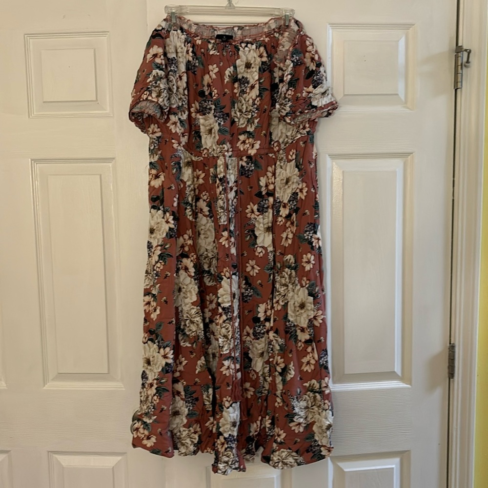 Torrid Off the Shoulder Midi Dress